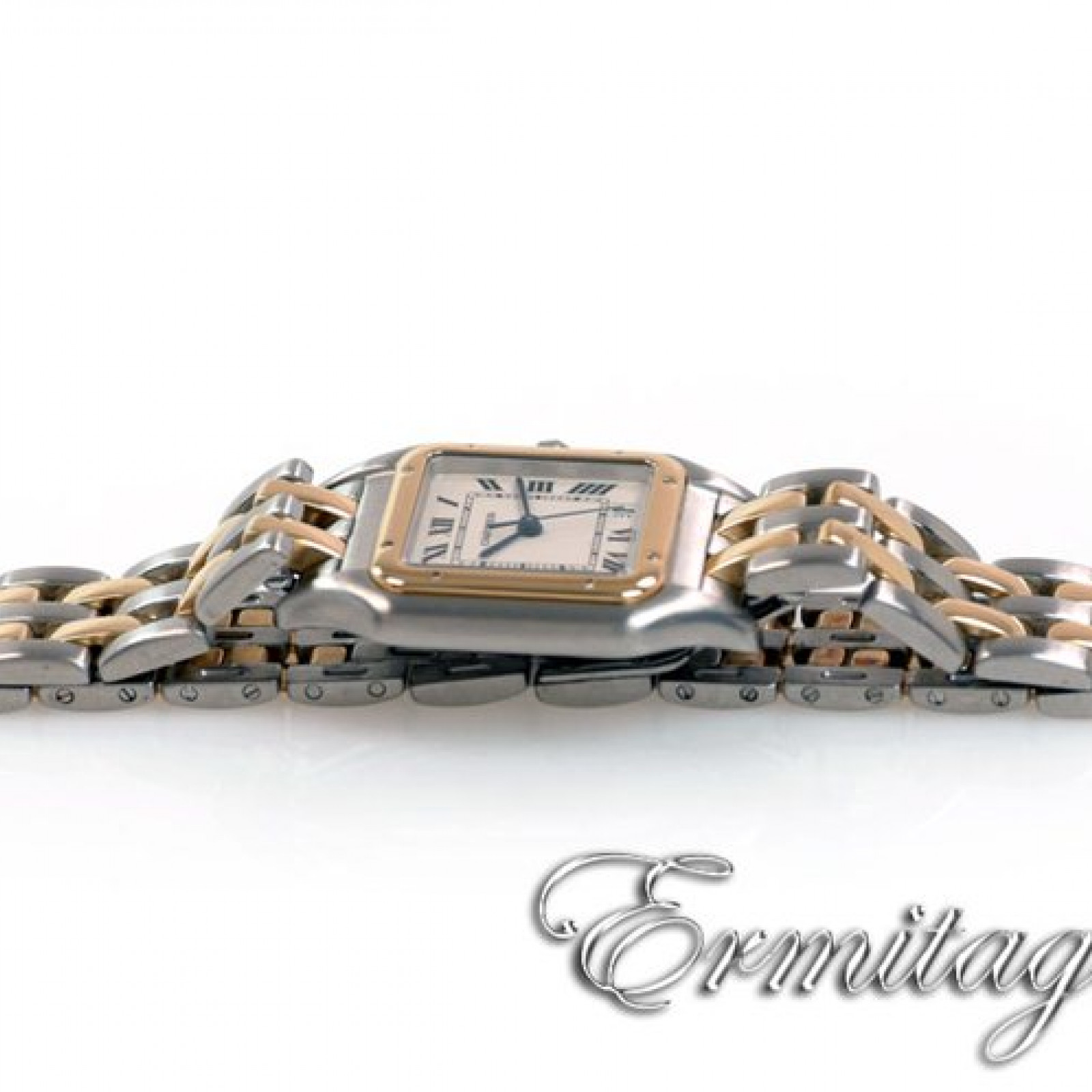Cartier Tank Panthere W25028B6 Gold & Steel
